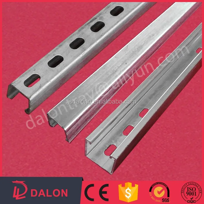 Hot Dip Galvanized Steel C Slotted Channel