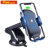Promotion Universal Popular OEM Suction Holder Type C Port 2-in-1Qi Sensor Car 10W Fast Wireless Cell Phone Charger