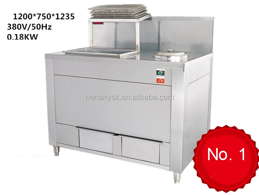 WYN-832  Stainless Steel Frying Chicken Meat Burger Potato Chips Mixing Shrink Wrapping Powder Coating Table Oiled Food KFC Equipment Machine