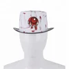 Roleparty Wholesale Costume Decorations Carnival Eyeball Crazy Bloody Felt Halloween Party White Top Hat