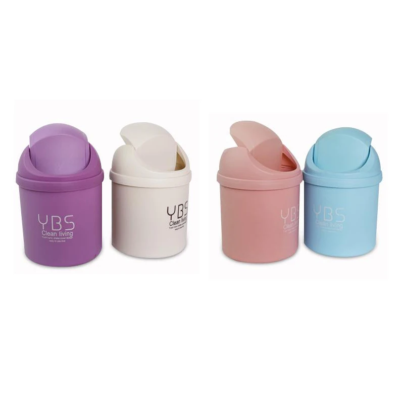 2019 Creative Mini Desktop Trash Can Plastic Bucket with Lid Mini Trash Can, Blue,purple,pink,cream
2019 Creative Mini Desktop Trash Can Plastic Bucket with Lid Mini Trash Can, Blue,purple,pink,cream