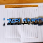 Unique letter combination buildings and scenery wooden MDF fridge magnet