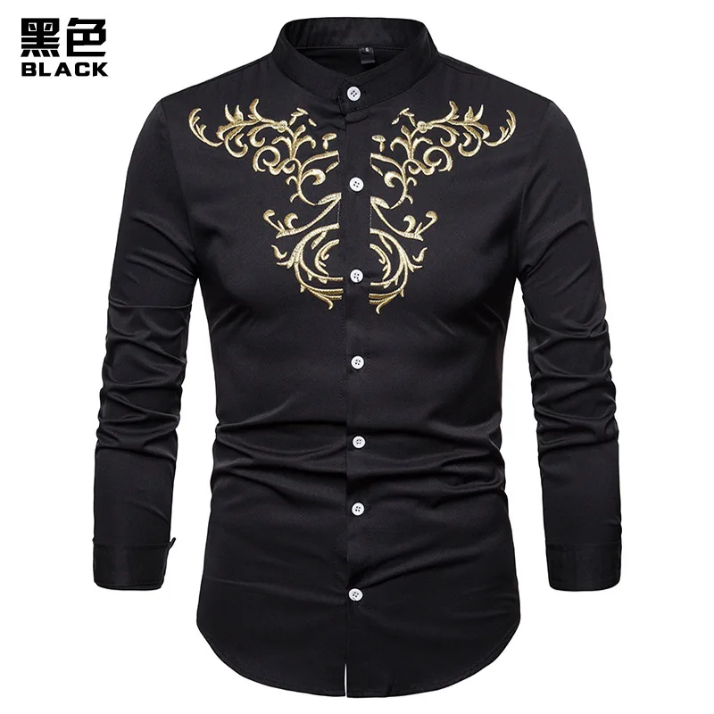 R&H Embroidery European Size Fashion Short Sleeve Turn-down Collar Summer Man Shirt Casual
R&H Embroidery European Size Fashion Short Sleeve Turn-down Collar Summer Man Shirt Casual