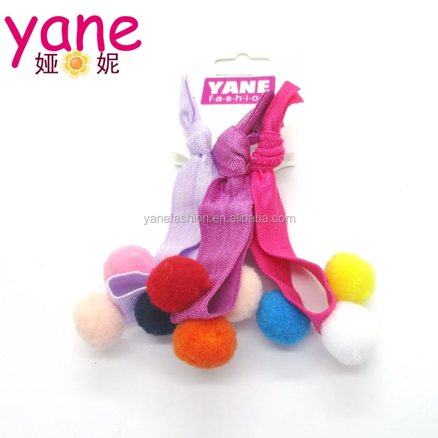 New Design Hair Ties With Balls High Quality Hair Tie Bracelet Buy