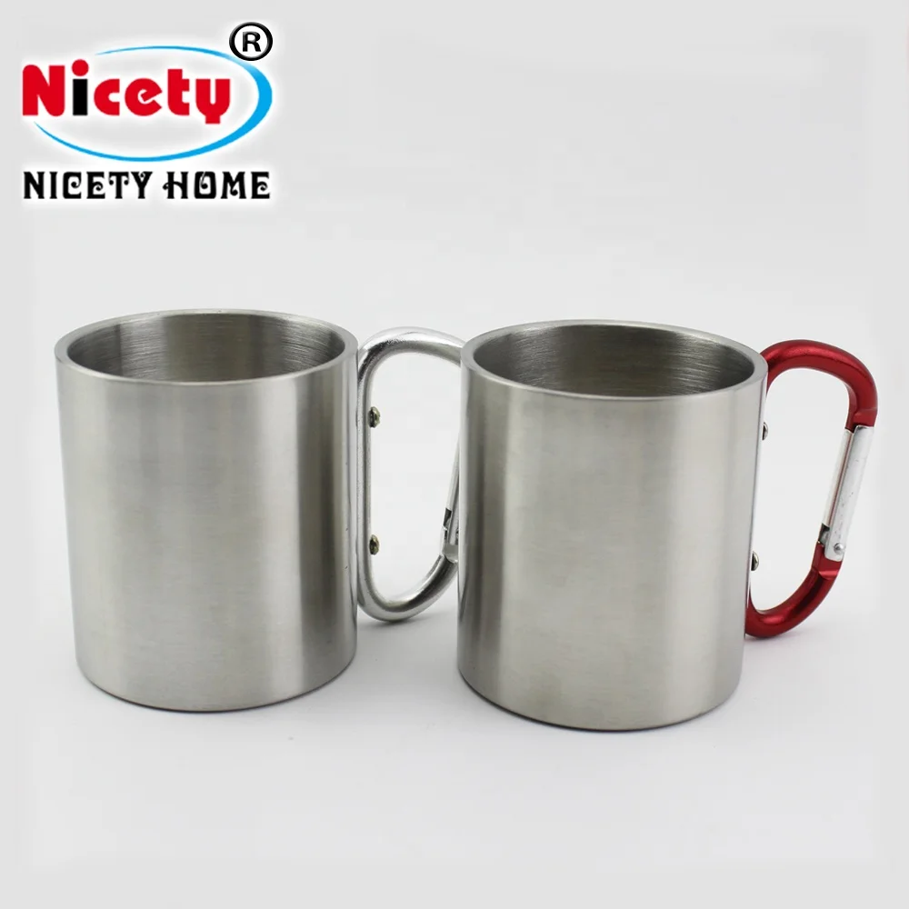 portable outdoor double wall stainless steel carabiner best travel beer mug with foldable handle, Stainless steel true colors
portable outdoor double wall stainless steel carabiner best travel beer mug with foldable handle, Stainless steel true colors