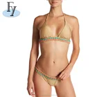 High Quality Swimwear Factory Custom Made Woman Nude Seamless Bikini Bathingsuit