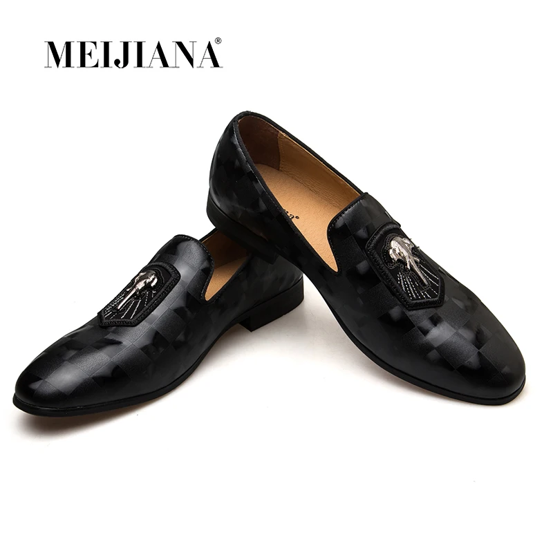 MEIJIANA Spring Autumn Genuine Leather Men Loafers Fashion Men Shoes Black Banquet Shoes
MEIJIANA Spring Autumn Genuine Leather Men Loafers Fashion Men Shoes Black Banquet Shoes