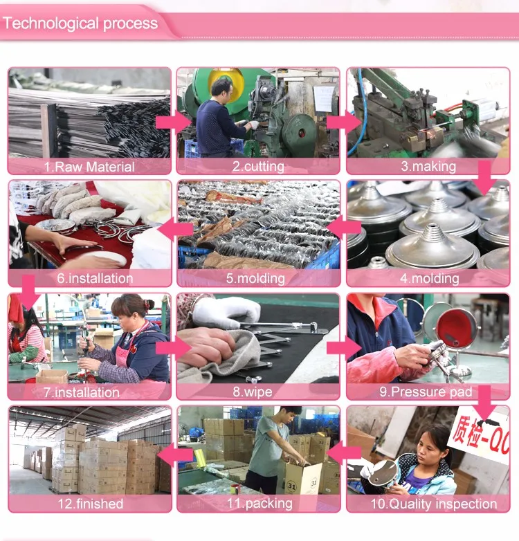 H型ベース小さな自立化粧鏡 問屋・仕入れ・卸・卸売り