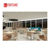FOH brand custom made bar table furniture Chinese dining table with 3D design rendering service