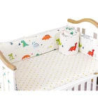Super cute cartoon baby crib bedding sets bumper for crib