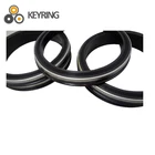 Key ring silicone mold seal ring rubber o-ring