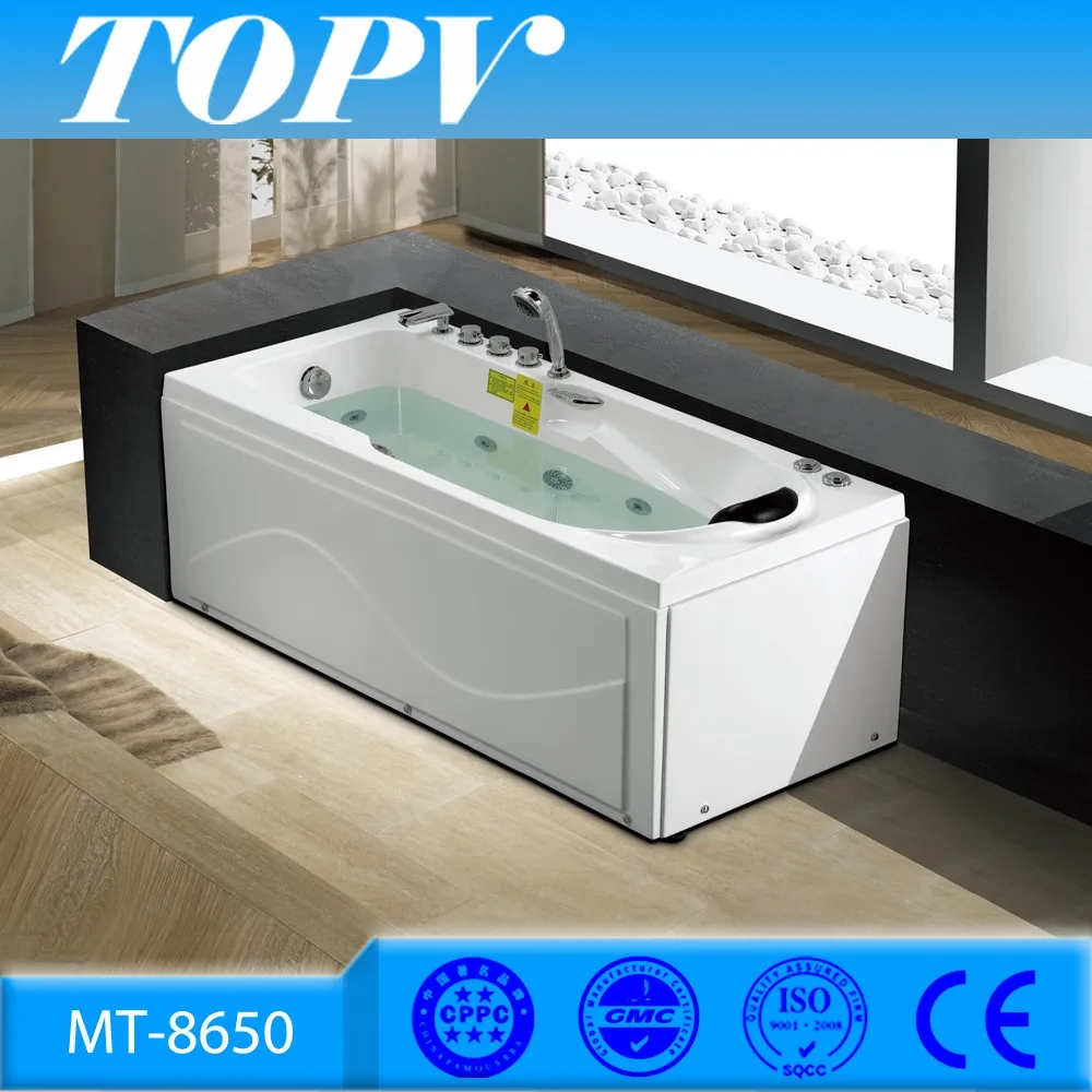 Medical Treatment Rectangle Acrylic Cheap Corner Bathtub Jet Spa Hot