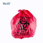 biodegradable plastic trash bags with string