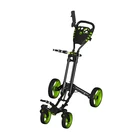 Hot Sale One-click Foldable Aluminum Structure 4 Wheel Push Golf Trolley
