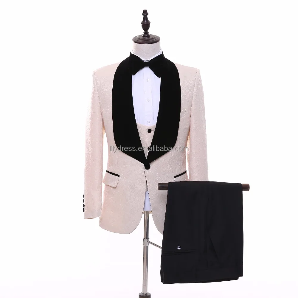 2020 Custom 5 Colors Shawl Lapel Groom Tuxedos Ivory/Red/White/Black/Blue Men Suits Wedding Best Man Blazer (Jacket+Pants+Vest), Per the request
2020 Custom 5 Colors Shawl Lapel Groom Tuxedos Ivory/Red/White/Black/Blue Men Suits Wedding Best Man Blazer (Jacket+Pants+Vest), Per the request