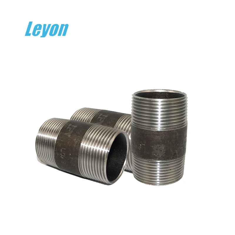 Hydraulic Hose Couplings Forged Concentric Swaged Nipple Bs En 10241 Galvanized Steel Barrel Nipples