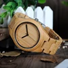 BOBO BIRD Unisex Bamboo Watch Men Quartz Watches Full Bamboo Brand Designer as Best Gift For Men Women Gift Wood Box