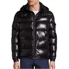 Shiny goose down custom bubble mens puffer jacket
