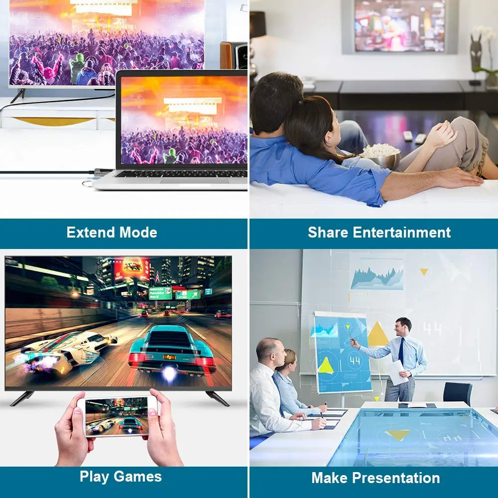 USB 3.1 Type C to 4K HDMI adapter HDTV Cable - ANKUX.COM