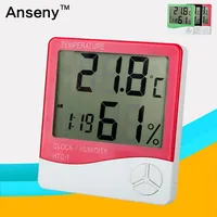 China Supplier Wall Clock Hygrothermograph Indoor