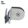 Glass to glass funiture 90 degree hinge stainless steel double sides frameless shower clips