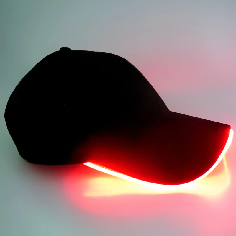 led lighted baseball cap