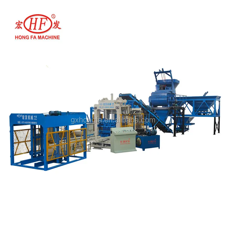 Hongfa 8-15D briques brick laying machine soil interlocking brick block making machine