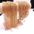 Wholesale stainless steel chain jewelry accessories for making decorative necklace