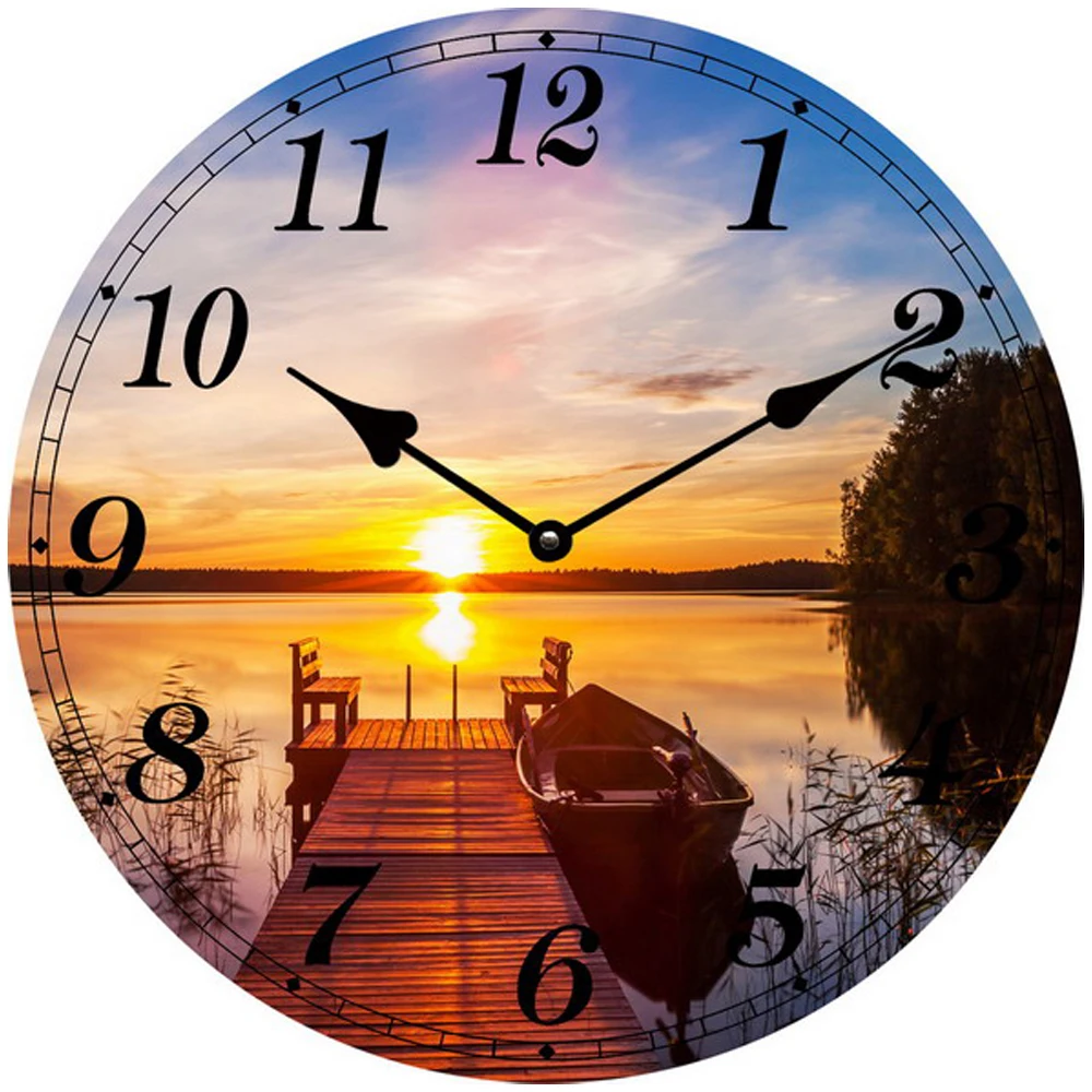 Glass Wall Clock on Clock Print Round Shape Vitreous Art Quartz Living Room Bamboo & Wooden Antique Style Digital Single Face
Glass Wall Clock on Clock Print Round Shape Vitreous Art Quartz Living Room Bamboo & Wooden Antique Style Digital Single Face