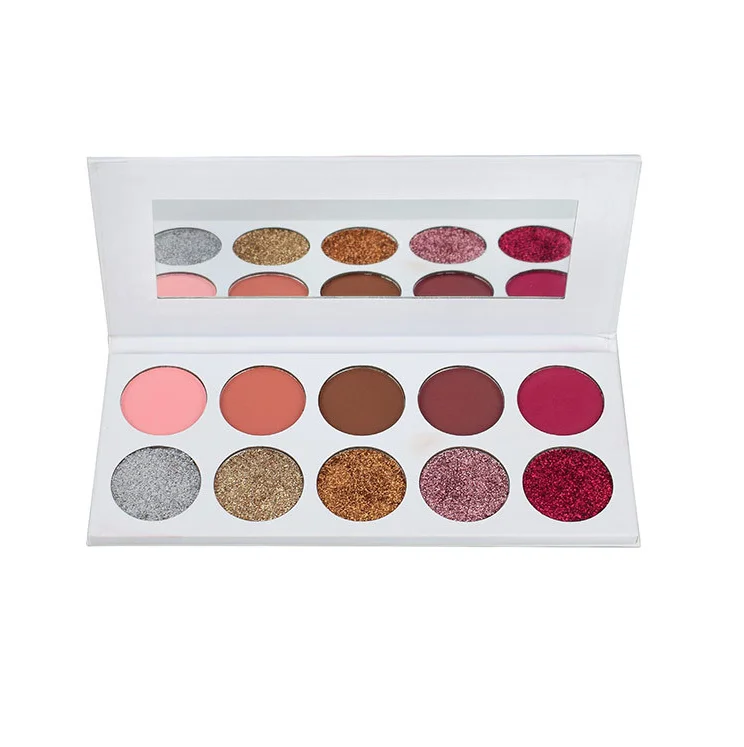 Hot selling cosmetics no brand wholesale makeup 10color eyeshadow palette 
Hot selling cosmetics no brand wholesale makeup 10color eyeshadow palette