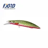 FJORD New design sea fishing artificial live bait pattern 130mm 32g topwater floating minnow hard bod yplastic fishing lures