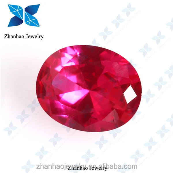 corundum oval cutting ruby synthetic oval cutting ruby stone