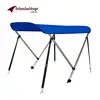 Highly recommended 4 Bow Bimini Boat Top Cover Bimini Top with Rear Support Pole and Storage Boot