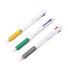 Three colors promotion plastic ball pen with company logo