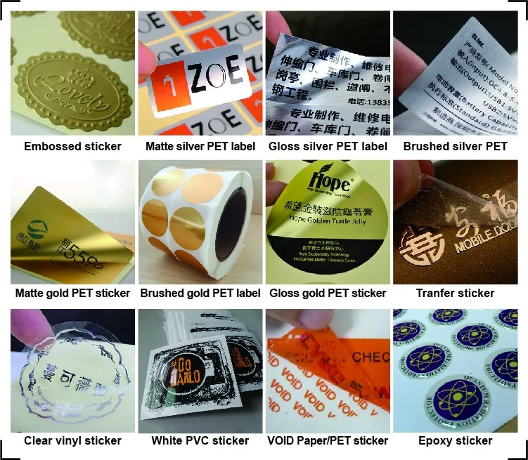 sticker type