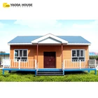 Export low cost prefabricated light steel insulation modern prefab house villa