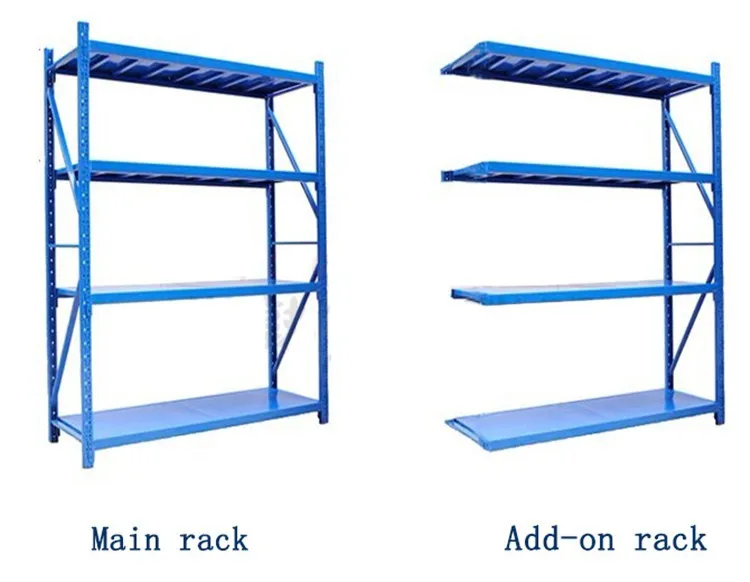 light duty metal goods shelf/steel storage rack for warehouse