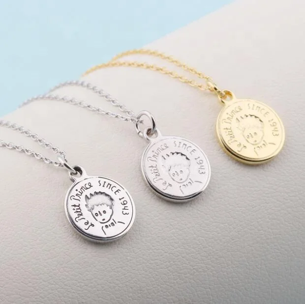 925 Sterling Silver Baroque Necklace Women Disc round prince boy Pendant Necklace Jewelry
925 Sterling Silver Baroque Necklace Women Disc round prince boy Pendant Necklace Jewelry