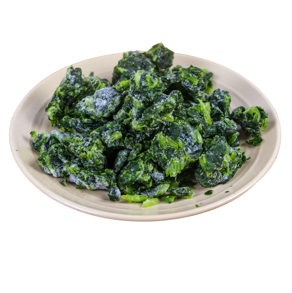 2016 new crop fresh IQF frozen chopped spinach