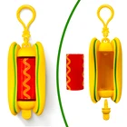 Hot dog doggie pet poop bags biodegradable poo bags dog waste bags