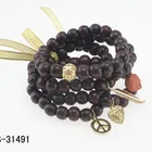 Mens Womens Wood Bracelet Prayer Beads bracelet