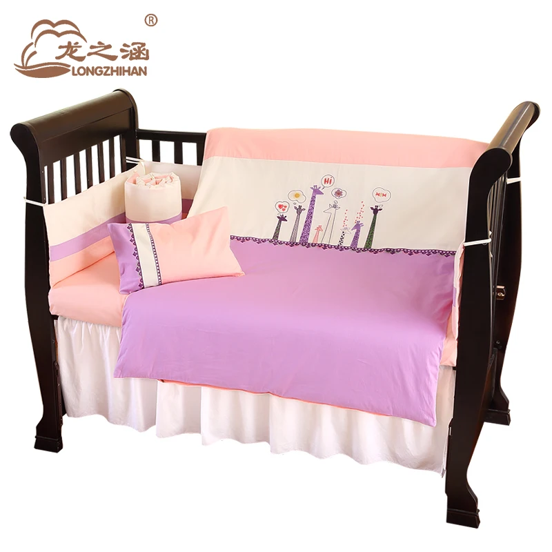 2015 baby bedding kit 100% cotton baby bed around quilt 100% cotton spring and summer