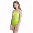 New Custom Girls One Piece Swimwear Halter Cute Swimsuit Child Bikini Kids Children Swimwear