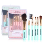 Professional beauty tools makeup brushes free samples 6pcs wholesale makeup brush set