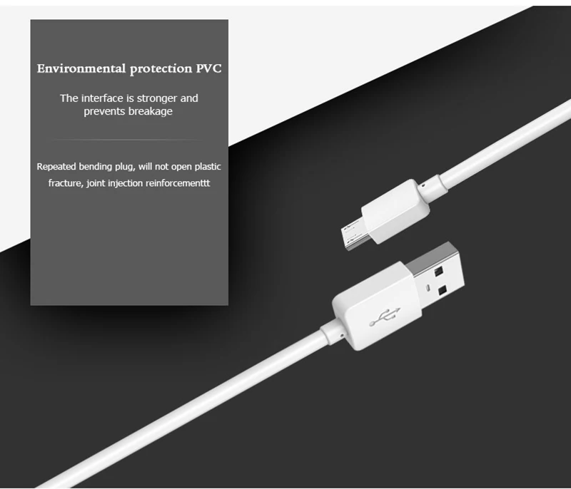 Micro USB Cable Fast Charging Mobile Phone Android Cable Adapter 5V2A USB Data Charger Cable for Samsung - ANKUX.COM