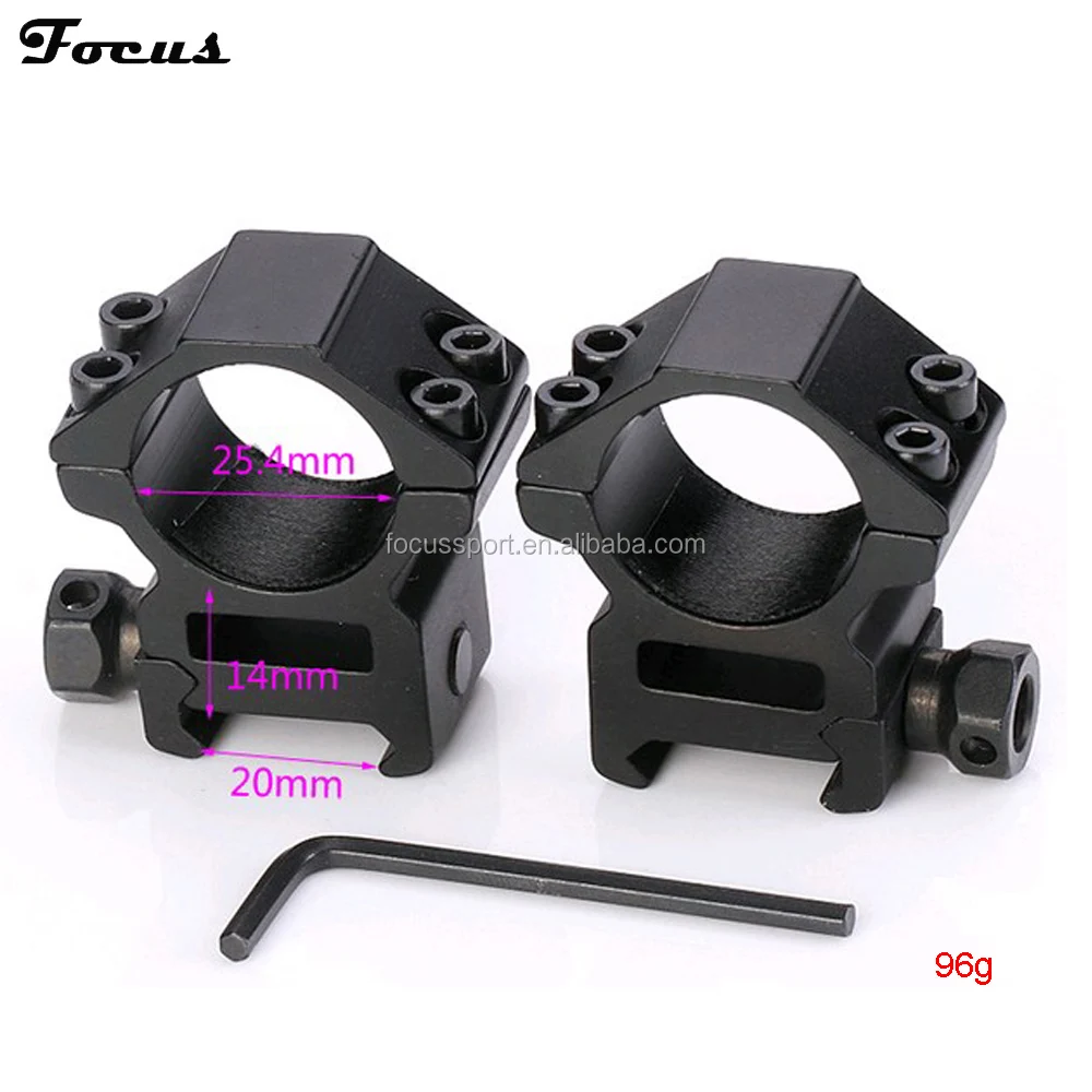 Foshan Focus Sport Hot Sales One Pair 25.4mm Ring Middle Profile Scope Mount for Laser Sight and Flashlight fit 20mm Rail
Foshan Focus Sport Hot Sales One Pair 25.4mm Ring Middle Profile Scope Mount for Laser Sight and Flashlight fit 20mm Rail