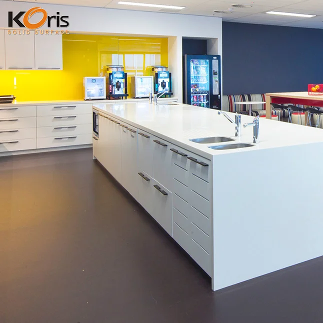 Kitchen Granite Countertop Pure White Acrylic Solid Surface Buy