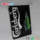 silk screen printing bottle sign beer picture frame Led light box