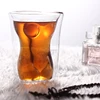 GBM-005 Sexy Lady Men Durable Double Wall Whiskey Glasses Wine Shot Glass Beer mug