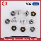 2017 factory supply embossed denim buttons and metal rivet buttons for clothing